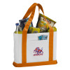 Thumbnail image for  Contender White/Orange Canvas Tote