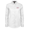 Thumbnail image for  Womens White Twill Button Down Long Sleeve