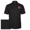 Thumbnail image for  Black Performance Fine Jacquard Polo