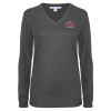 Thumbnail image for  Womens Charcoal Heather VNeck Sweater