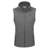 Thumbnail image for  Womens Charcoal Fleece Full Zip Vest