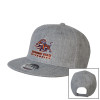 Thumbnail image for  Heather Grey Wool Blend Flat Bill Snapback Hat