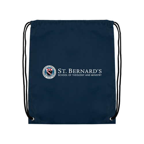  Navy Drawstring Backpack - Primary Mark
