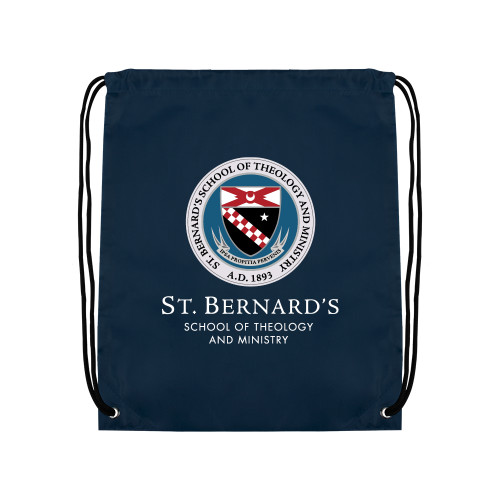  Navy Drawstring Backpack - Stacked Primary