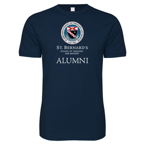  Next Level Navy SoftStyle T Shirt - St. Bernards Alumni