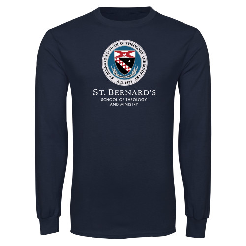  Navy Long Sleeve T-Shirt - Stacked Primary