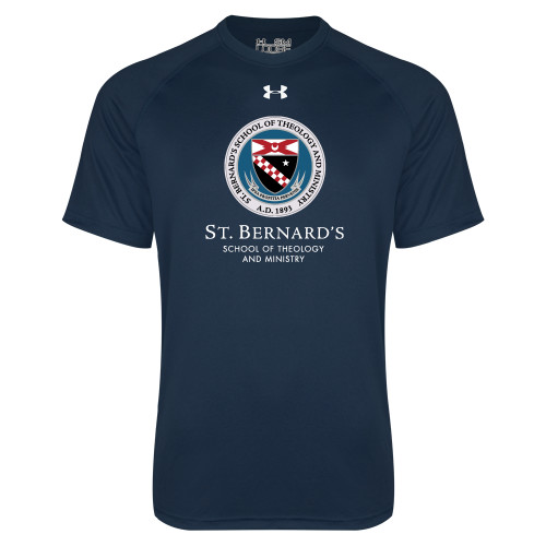  Under Armour Navy Tech Tee - Stacked Primary