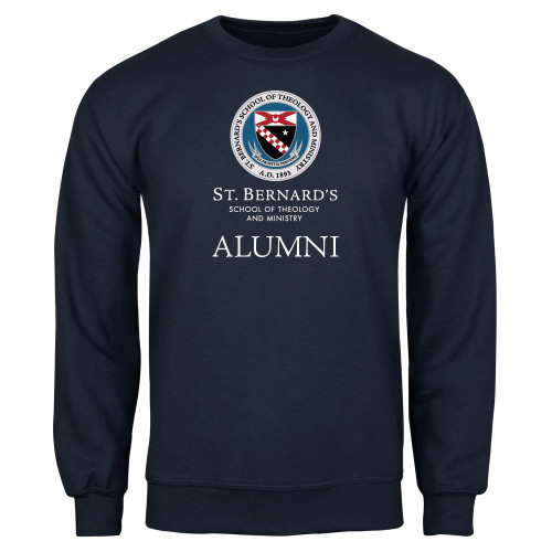  Navy Fleece Crew - St. Bernards Alumni