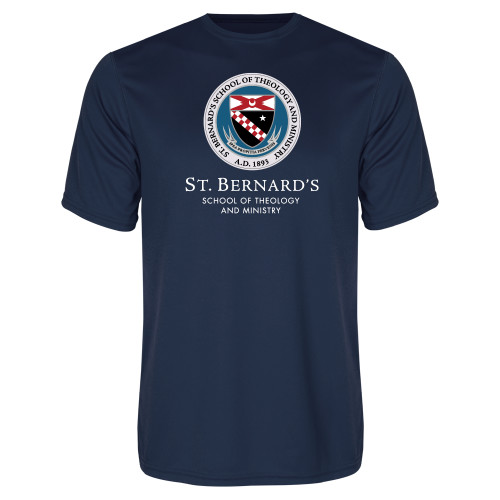  Navy Performance Tee - Stacked Primary