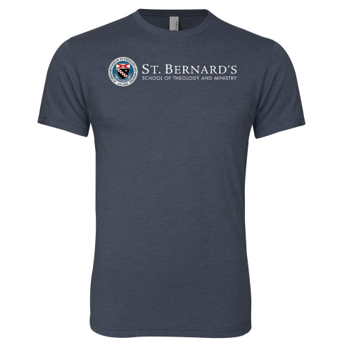  Next Level Navy Triblend Tee - Primary Mark