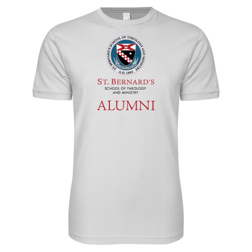  Next Level White SoftStyle T Shirt - St. Bernards Alumni