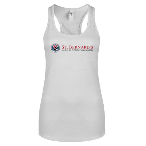  Next Level Racerback Tank White - Primary Mark