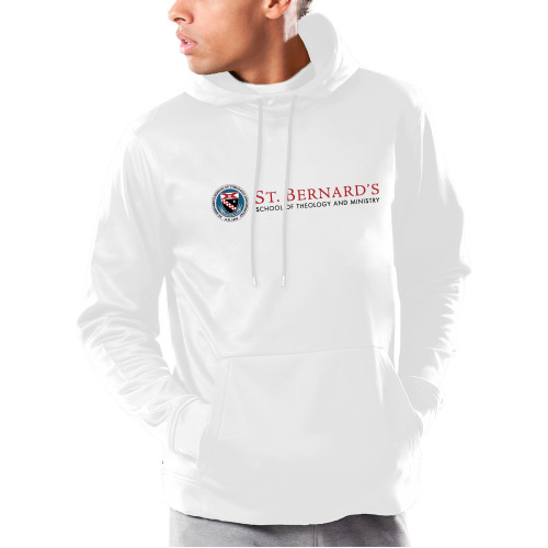  Under Armour White Armour Fleece Hoodie - Primary Mark