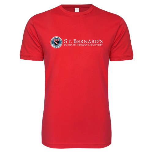 Next Level Red Softstyle T Shirt - Primary Mark