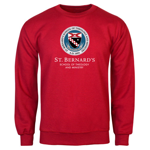 Red Fleece Crew - Stacked Primary