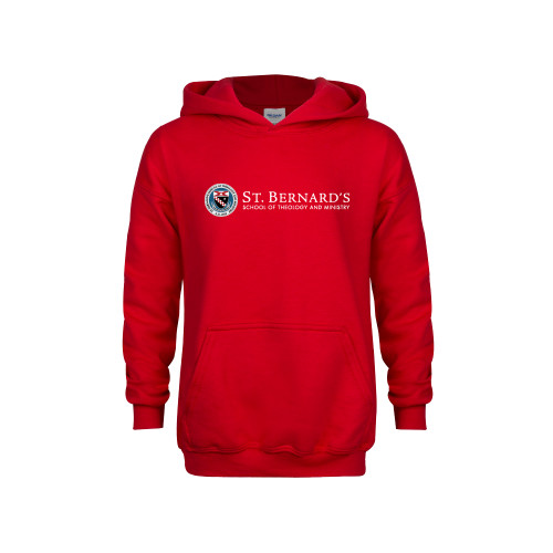  Youth Red Fleece Hoodie - Primary Mark