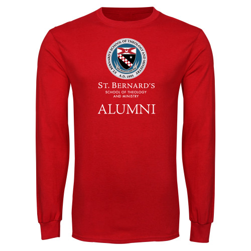  Red Long Sleeve T Shirt - St. Bernards Alumni