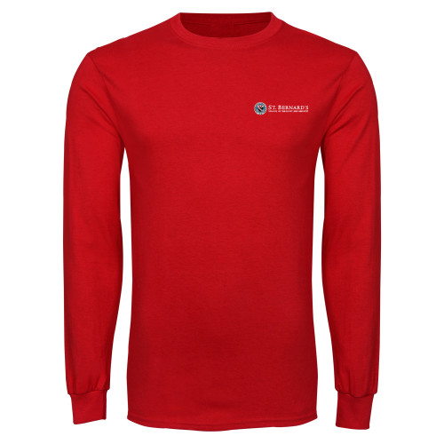  Red Long Sleeve T Shirt - Primary Mark