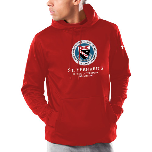  Under Armour Red Armour Fleece Hoodie - Stacked Primary