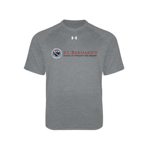  Under Armour Youth Grey Tech Tee - Primary Mark