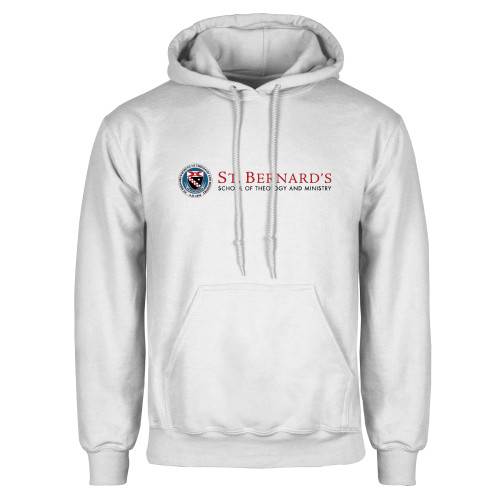  White Fleece Hoodie - Primary Mark