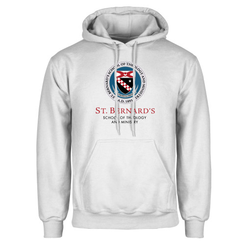  White Fleece Hoodie - Stacked Primary