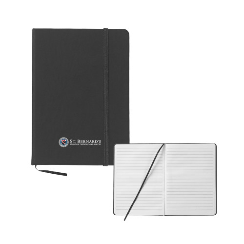  5x7 Black Hard Cover Journal - Primary Mark