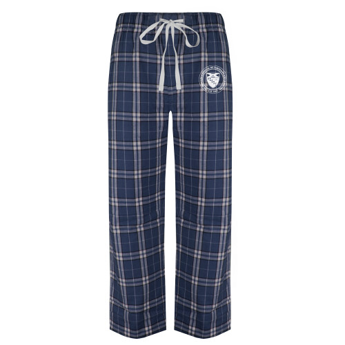  Navy/White Flannel Pajama Pant - Primary Seal