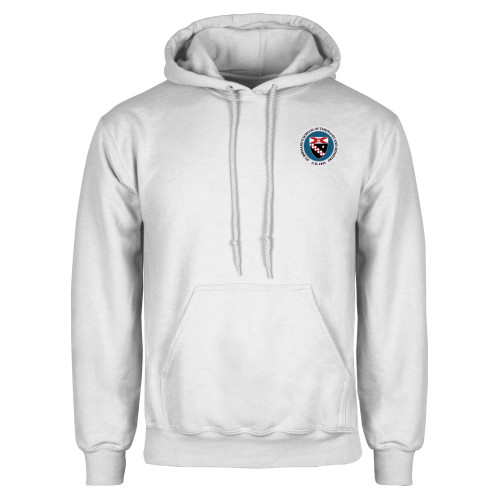  White Fleece Hoodie - Primary Seal