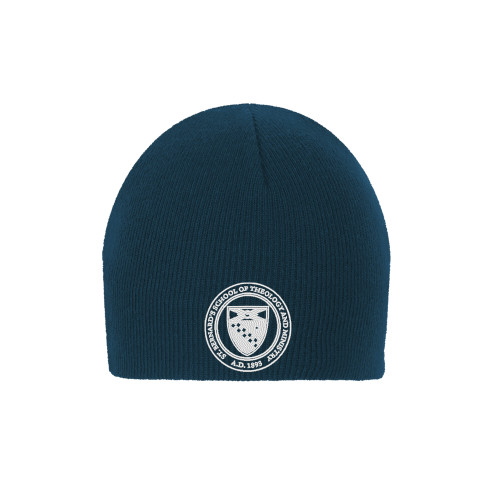  Navy Knit Beanie - Primary Seal