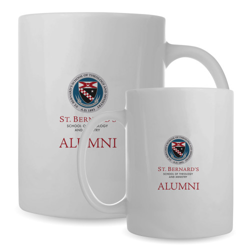  Full Color White Mug 15oz - St. Bernards Alumni