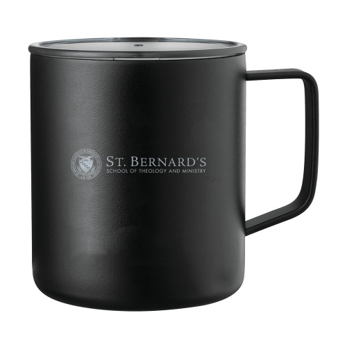  Rover Camp Vacuum Insulated Black Mug 14oz - Primary Mark Engraved