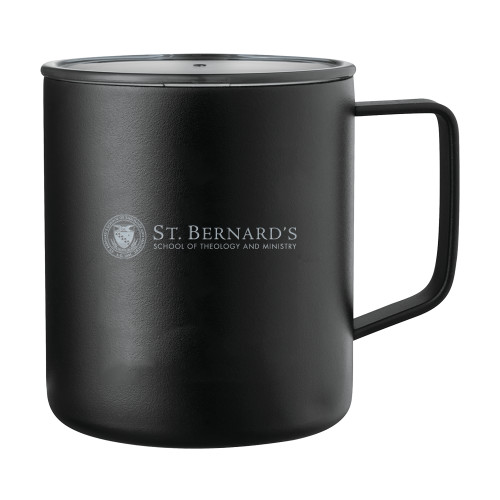  Rover Camp Vacuum Insulated Black Mug 14oz - Primary Mark Engraved