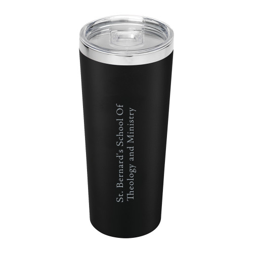  Thor Vacuum Insulated Black Tumbler 22oz - Stacked Primary Engraved