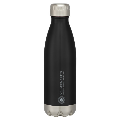  Swig Stainless Steel Black Bottle 16oz - Primary Mark Engraved