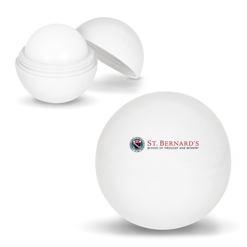  White Lip Moisturizer Ball - Primary Mark