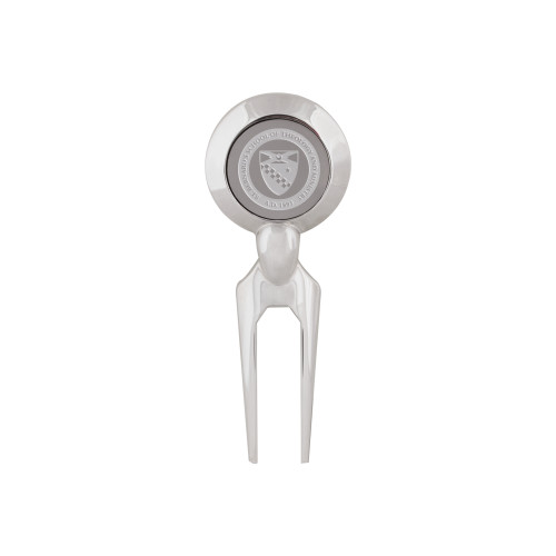  Silver Divot Tool/Ball Marker - Primary Seal Engraved