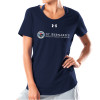 Thumbnail image for  Under Armour Womens Navy Charged Cotton Tee