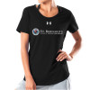 Thumbnail image for  Under Armour Womens Black Charged Cotton Tee