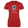 Thumbnail image for  Next Level Womens Red Boyfriend Tee