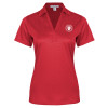 Thumbnail image for  Womens Red Performance Fine Jacquard Polo