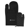 Thumbnail image for  Quilted Canvas Black Oven Mitt