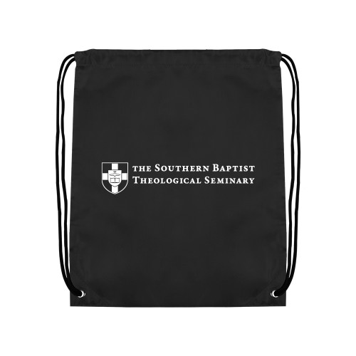 Black Drawstring Backpack-Primary Mark