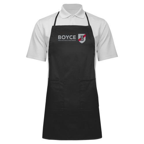 Full Length Black Apron-Boyce Primary Mark