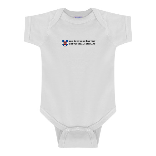 White Infant Onesie-Primary Mark