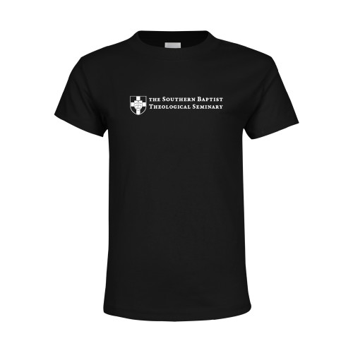Youth Black T Shirt-Primary Mark