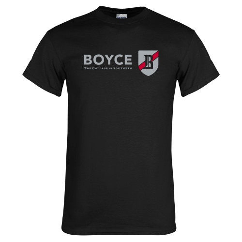 Black T Shirt-Boyce Primary Mark