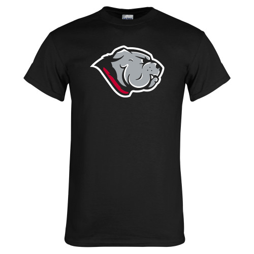 Black T Shirt-Bulldog Head