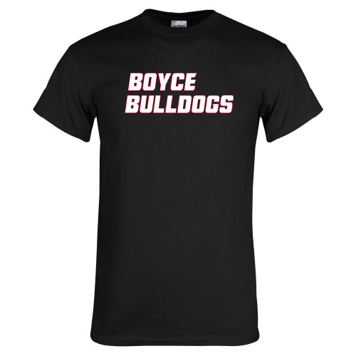 Black T Shirt-Boyce Bulldogs