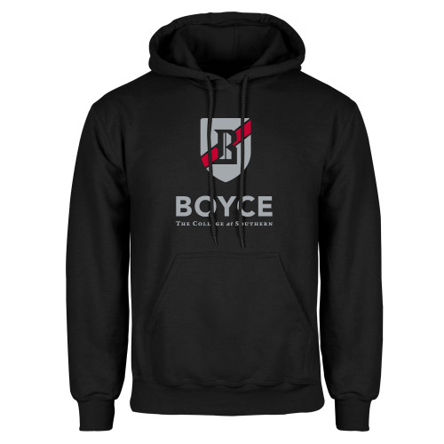 Black Fleece Hoodie-Boyce Primary Mark Vertical